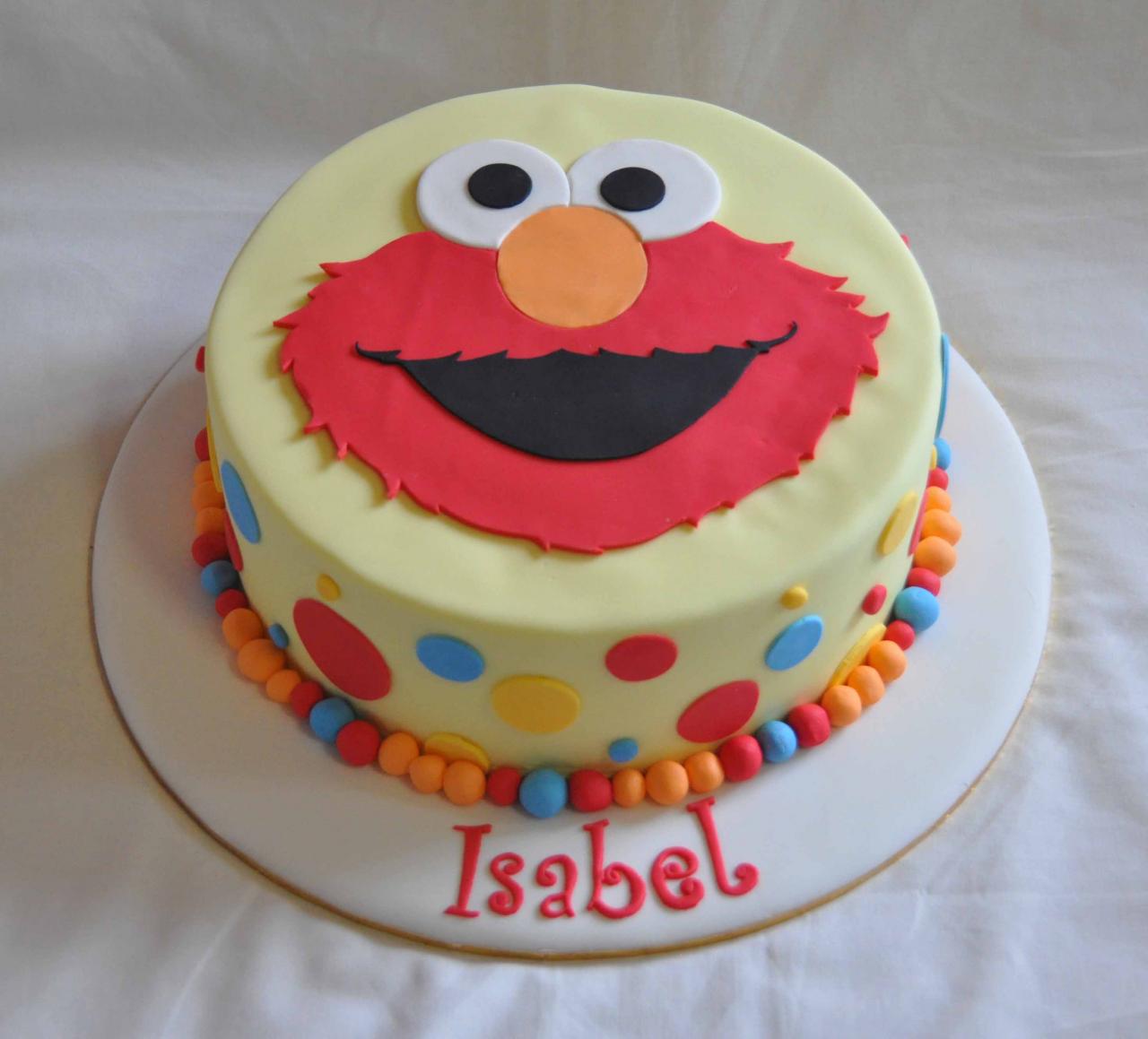 Elmo cake decorations