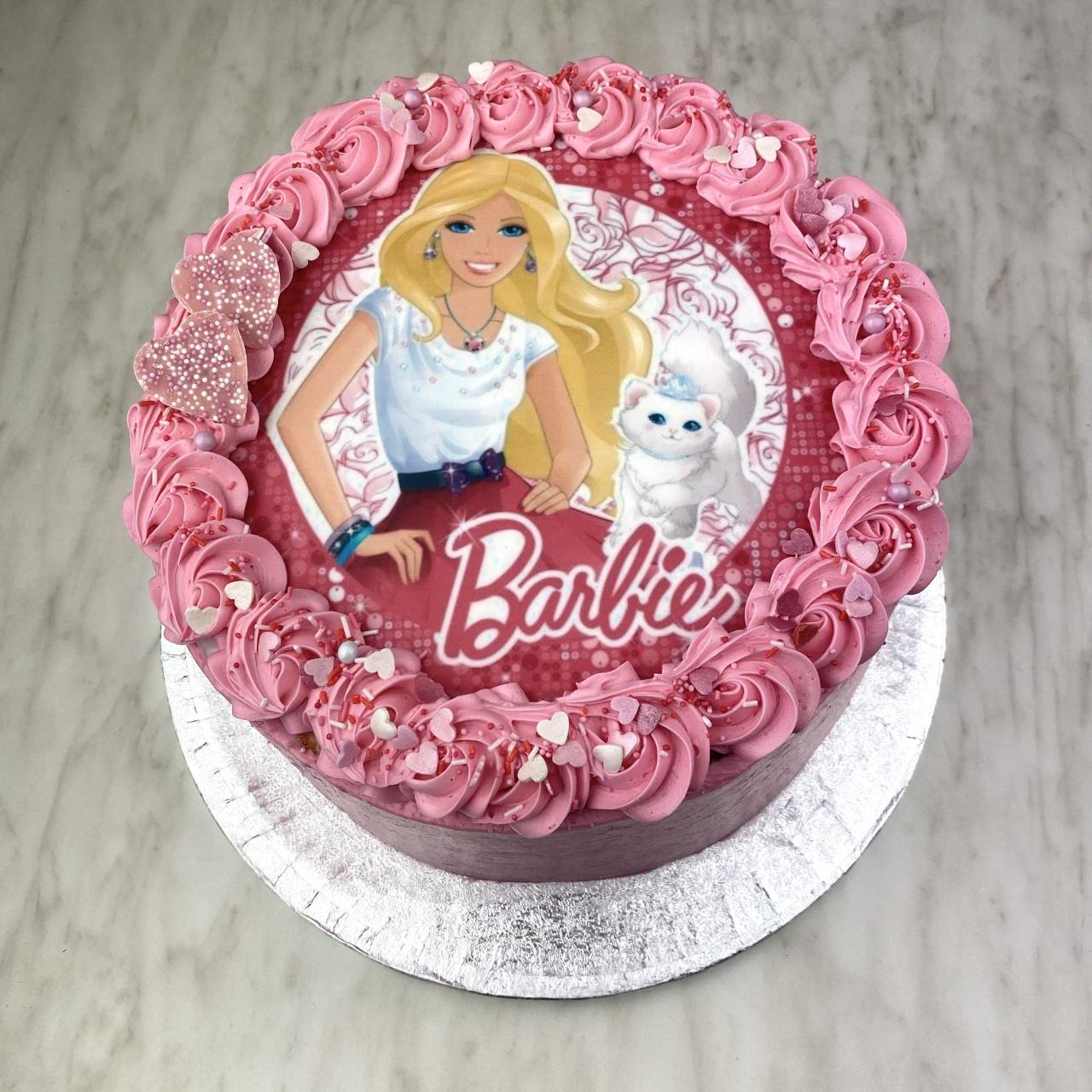 Barbie cake decorations