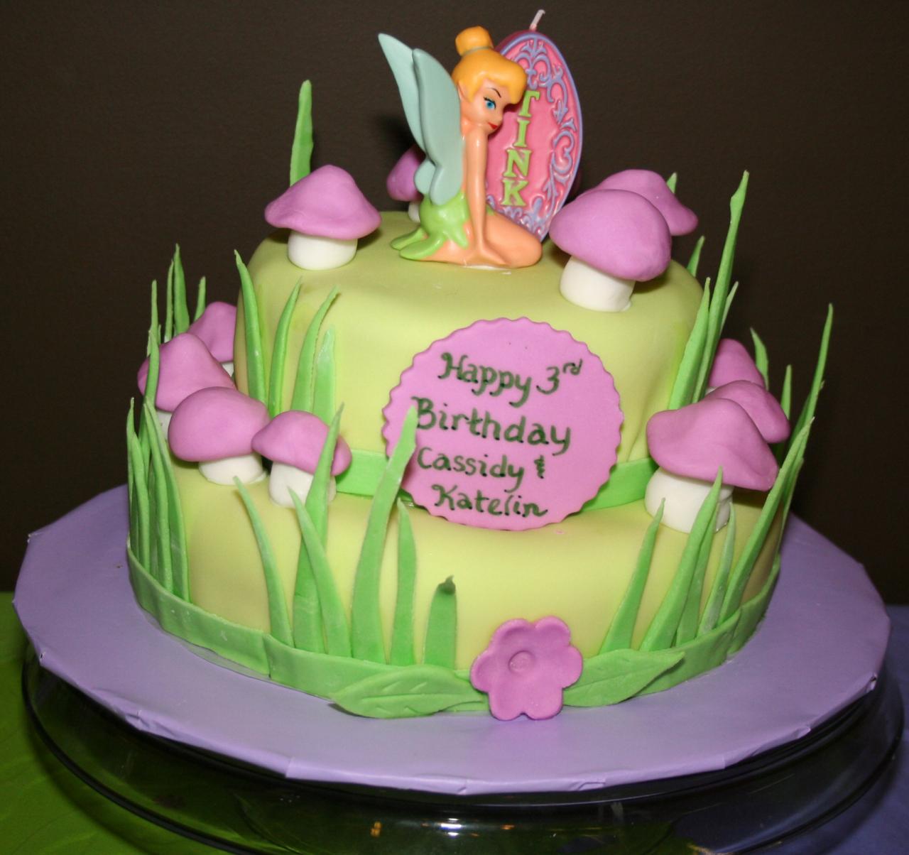 Tinkerbell cakes fairies cake birthday fairy topper cupcakes garden choose board flickr