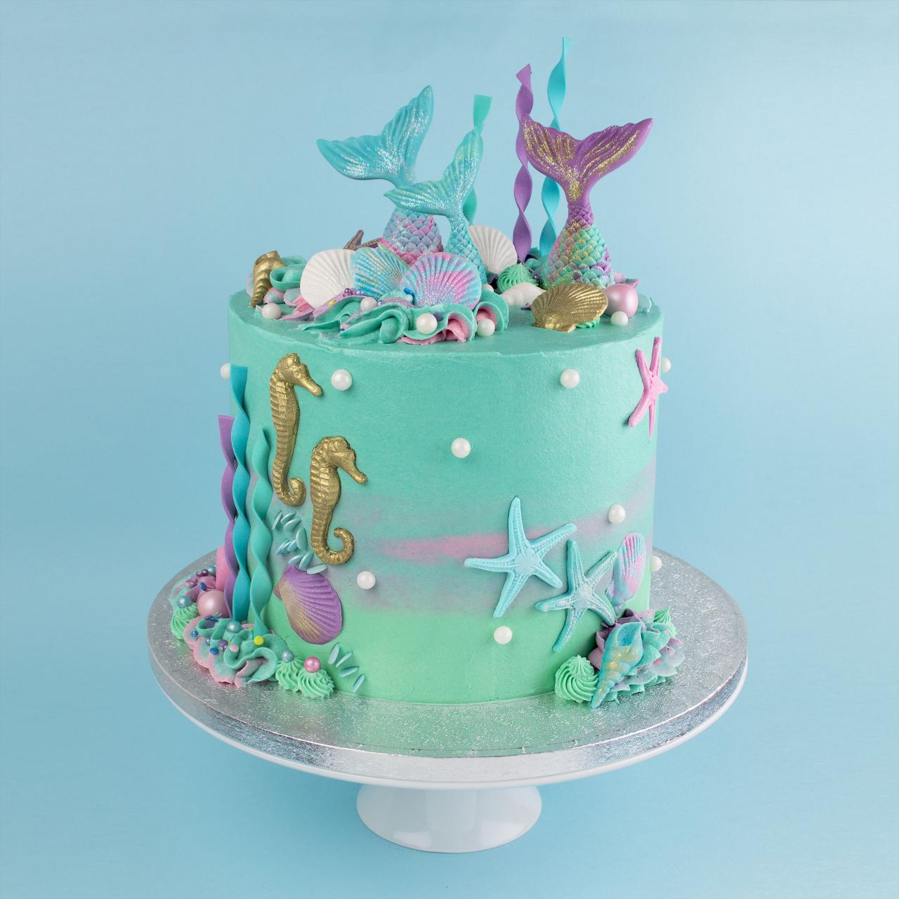 Little mermaid cake decorations